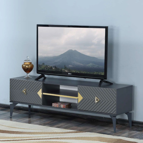 Sideboard 150 cm breit -  dunkelgrau